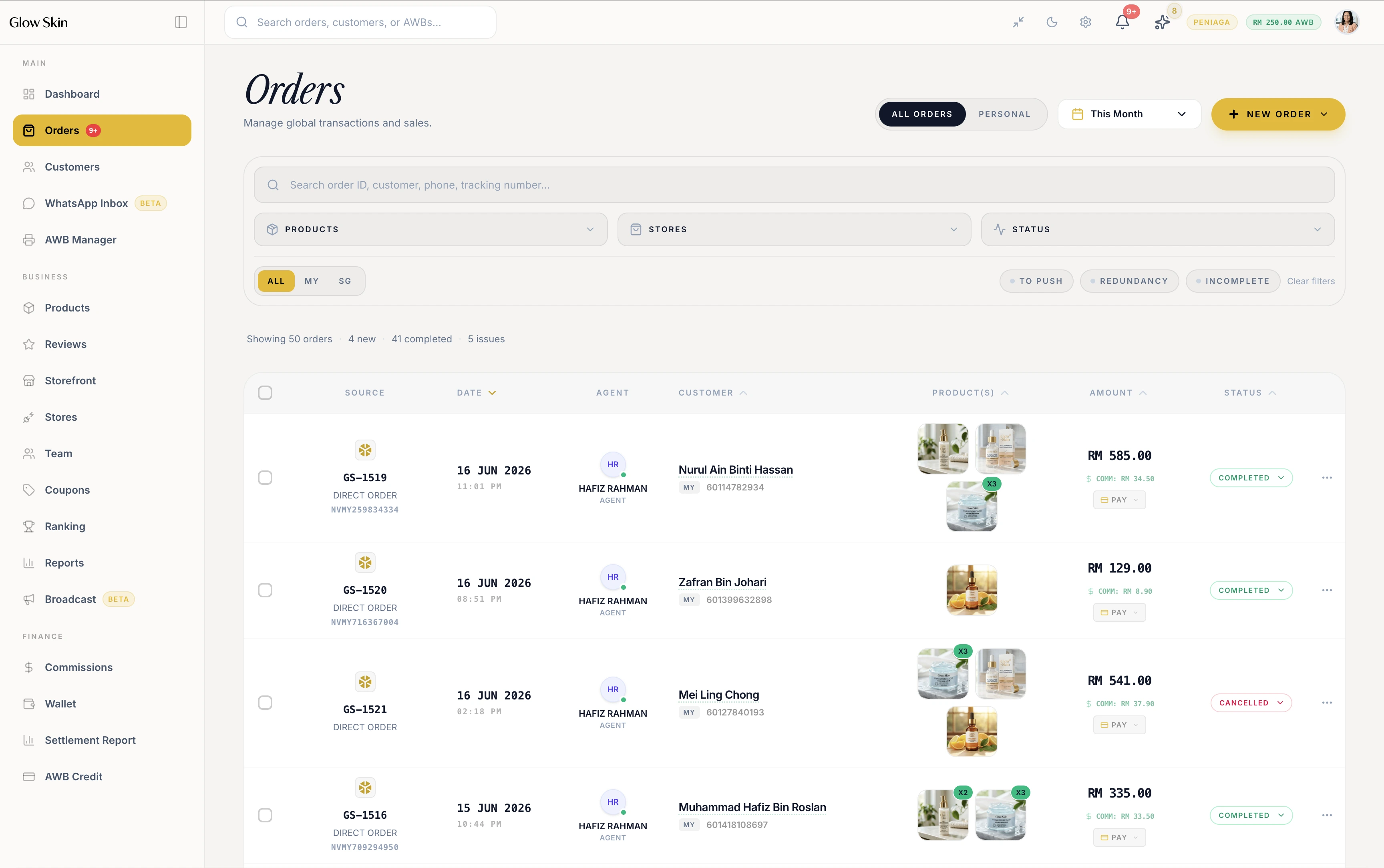 Order Hub